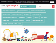 Tablet Screenshot of giocojuguetes.com